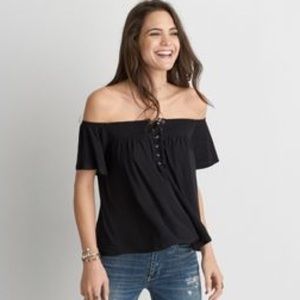 American Eagle Off Shoulder Top
